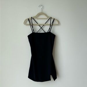 Zara Black Strappy Mini Dress